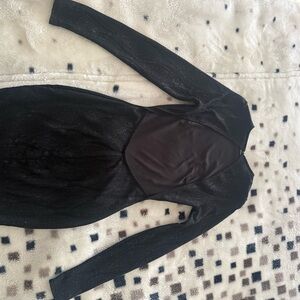 Elegant Black Long Sleeve Dress